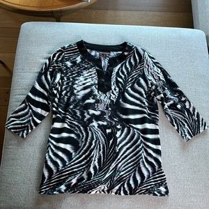 Dana Buchman Print Top